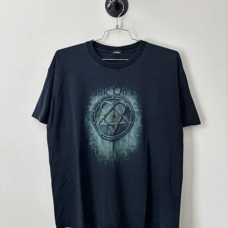 Band Tee Faded 90S - Camiseta Vintage HIM para hombre, talla