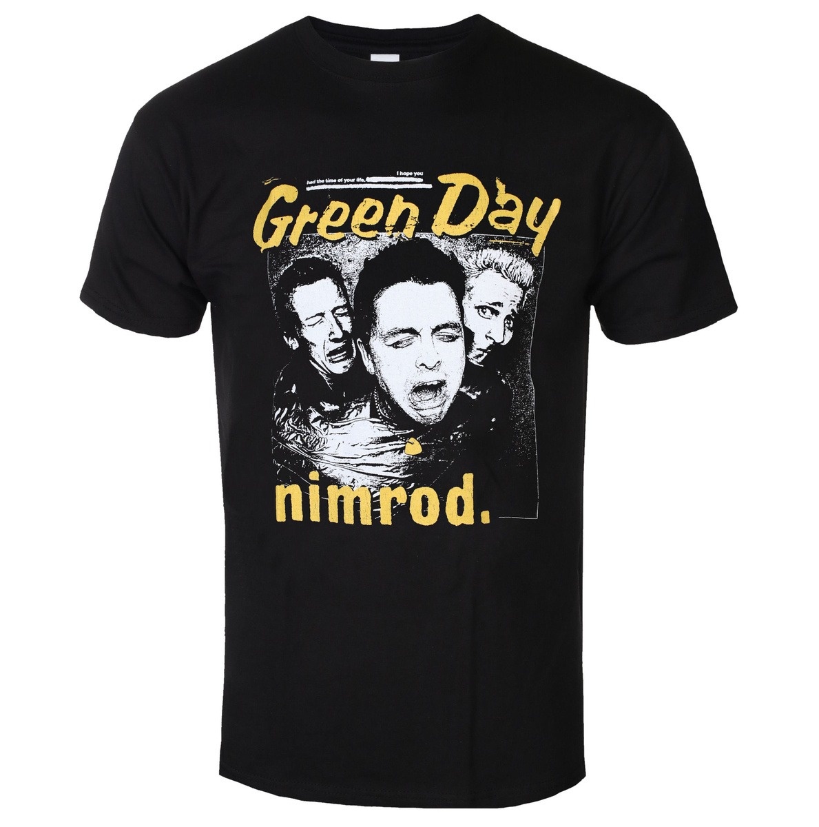 Band Tee Faded 90S - Camiseta con Estampado de Miembros de