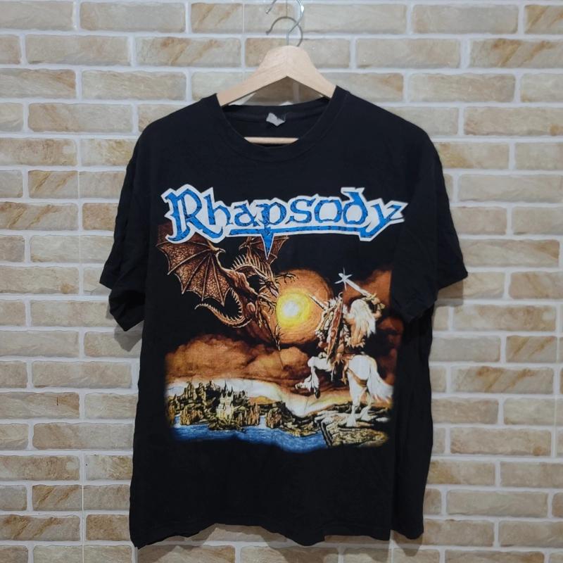 Band Tee Faded 90S - Camiseta descolorida negra de la banda