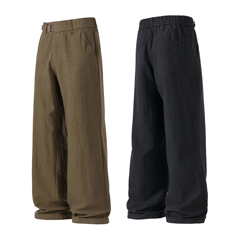 Vintage Fashion Old Money - Pantalones Casuales Ligeros de Primavera/Verano para