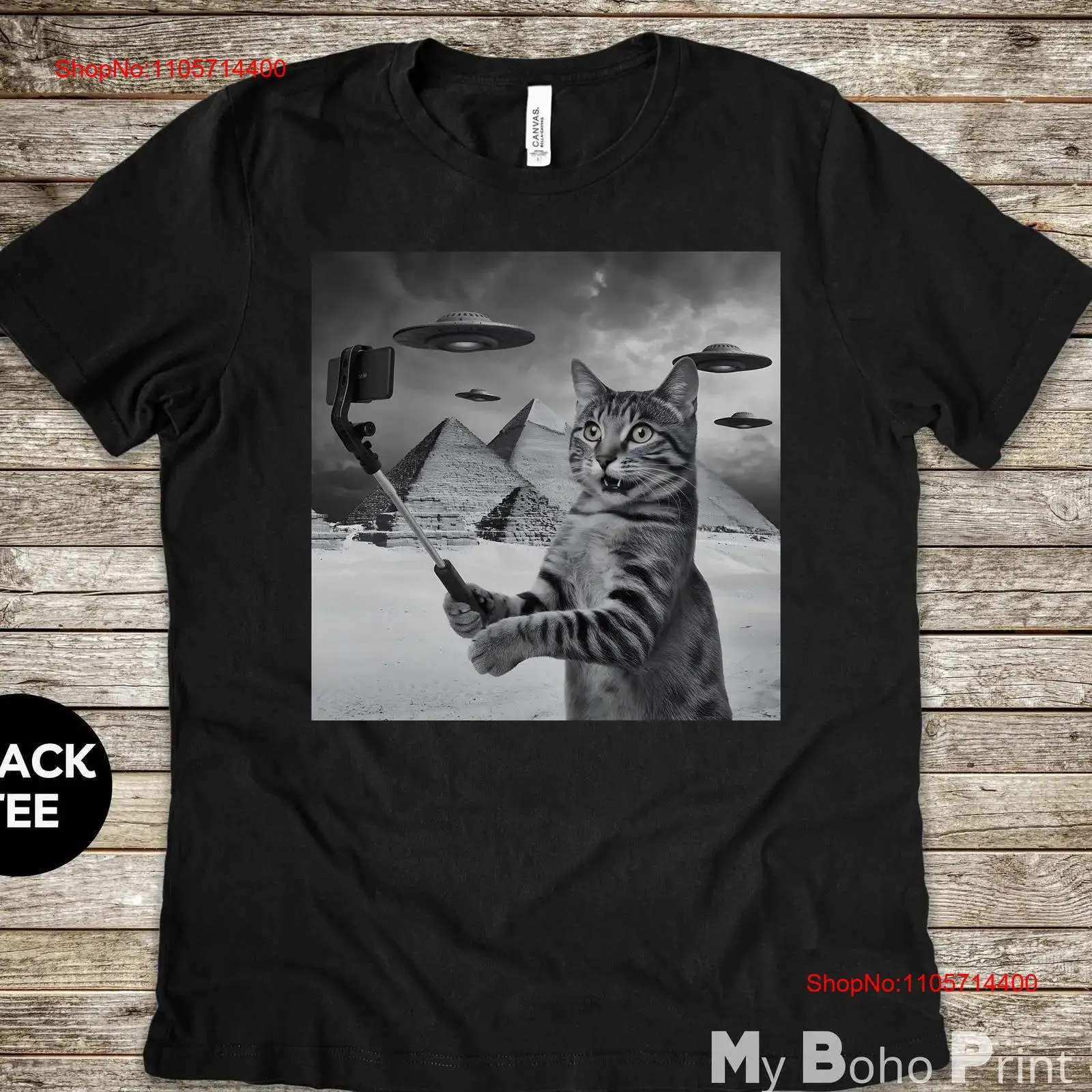 Vintage Fashion Photographers - Camiseta con diseño de gato para