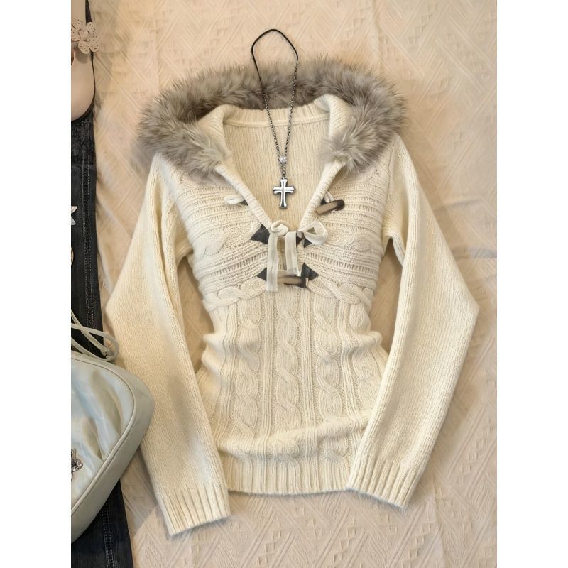 Vintage Fashion Korea - Sudadera con capucha para mujer, ropa