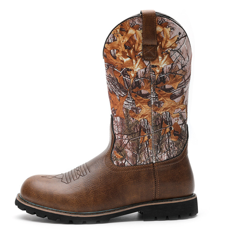 Vintage Fashion Fabrics - Botas de Hombre Talla Grande 48,