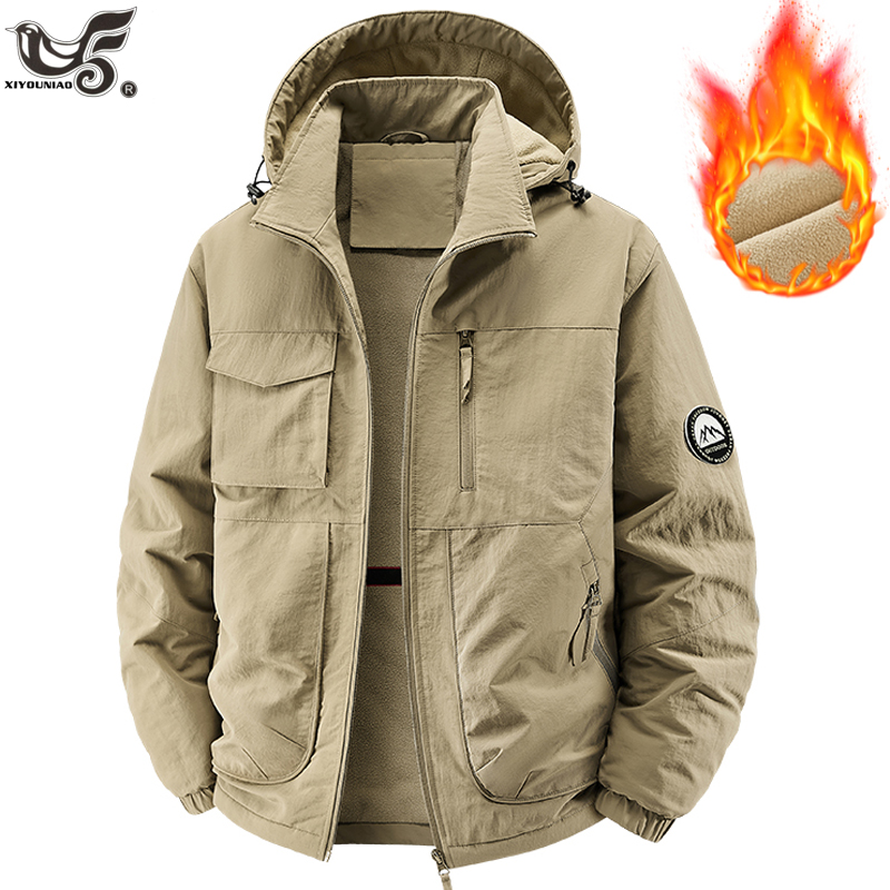 Varsity Jacket Wool - Parkas para hombre, Abrigo grueso y