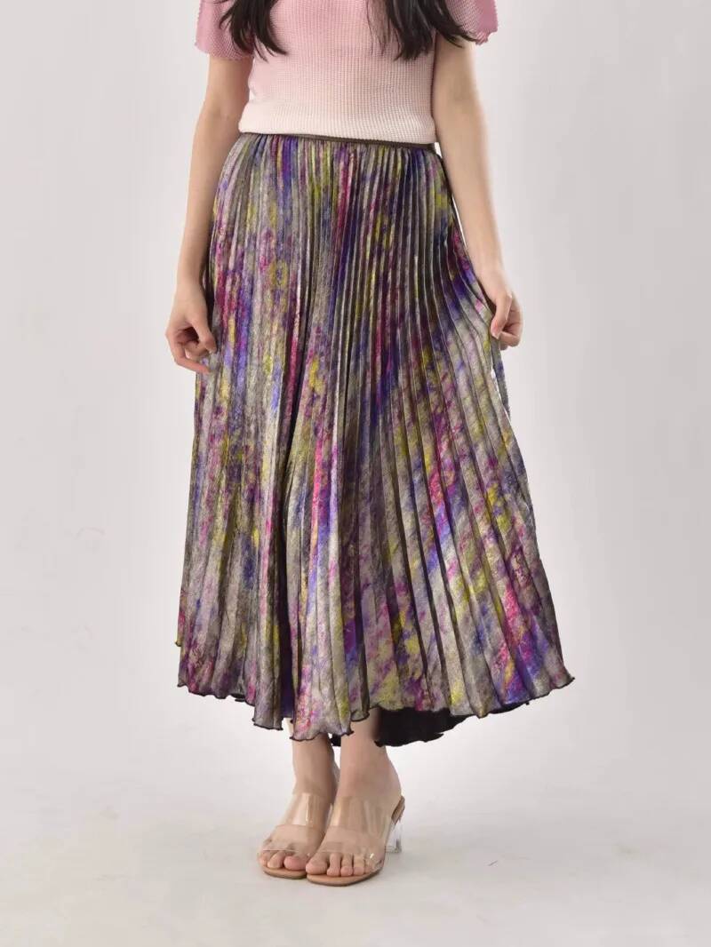 Vintage Fashion Old Money - Falda Midi de cintura alta de