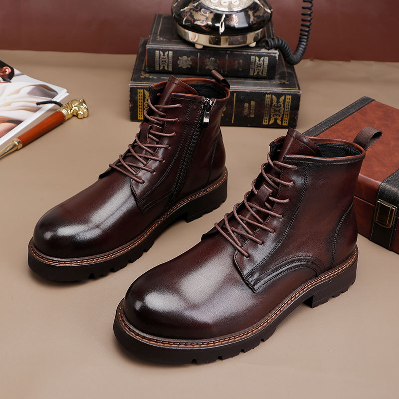 Vintage Fashion Luxury - Botas Chelsea Vintage para Hombre, Hechas