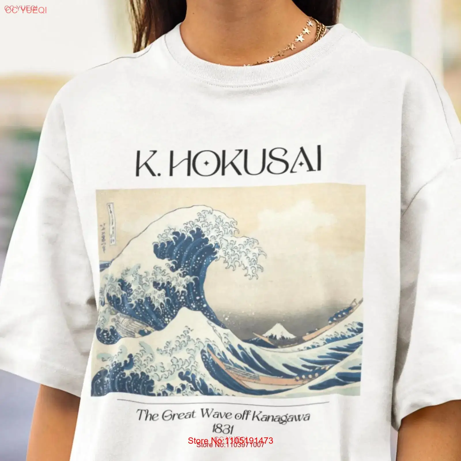 Vintage Fashion Stores - Katsushika Hokusai la gran ola de