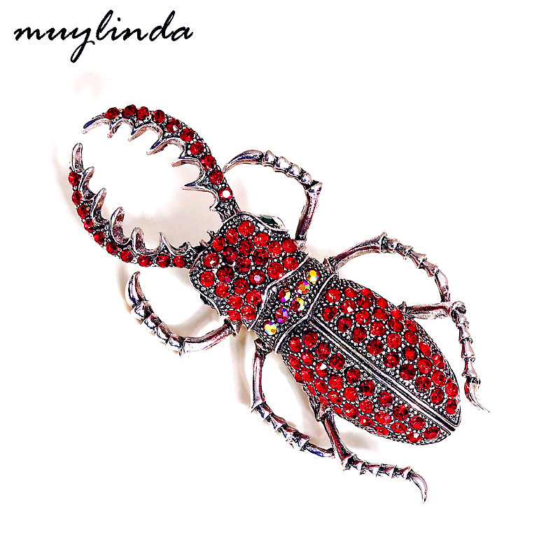 Vintage Fashion Bug - Muylinda-broche de insectos con diamantes de