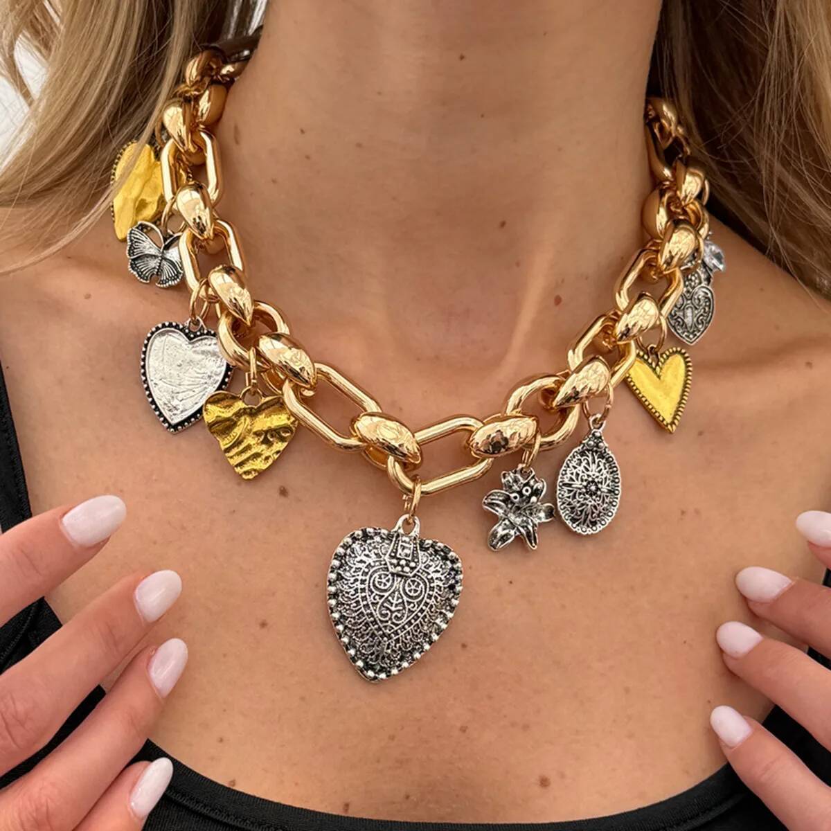 Z Vintage Fashion - IngeSight.Z ​ Collar con Colgante de