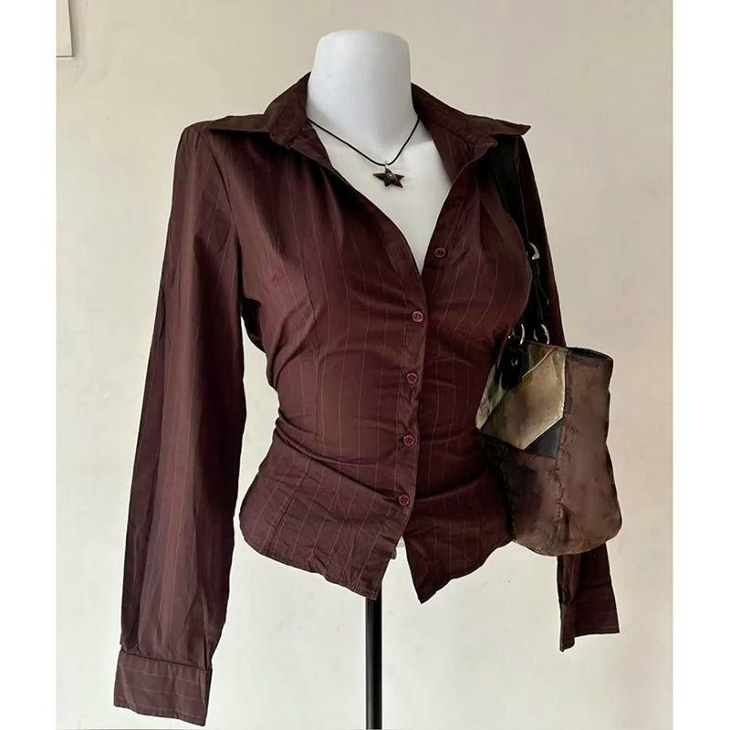 Vintage Fashion Korea - NOVEDAD DE VERANO 2025, camisa clásica