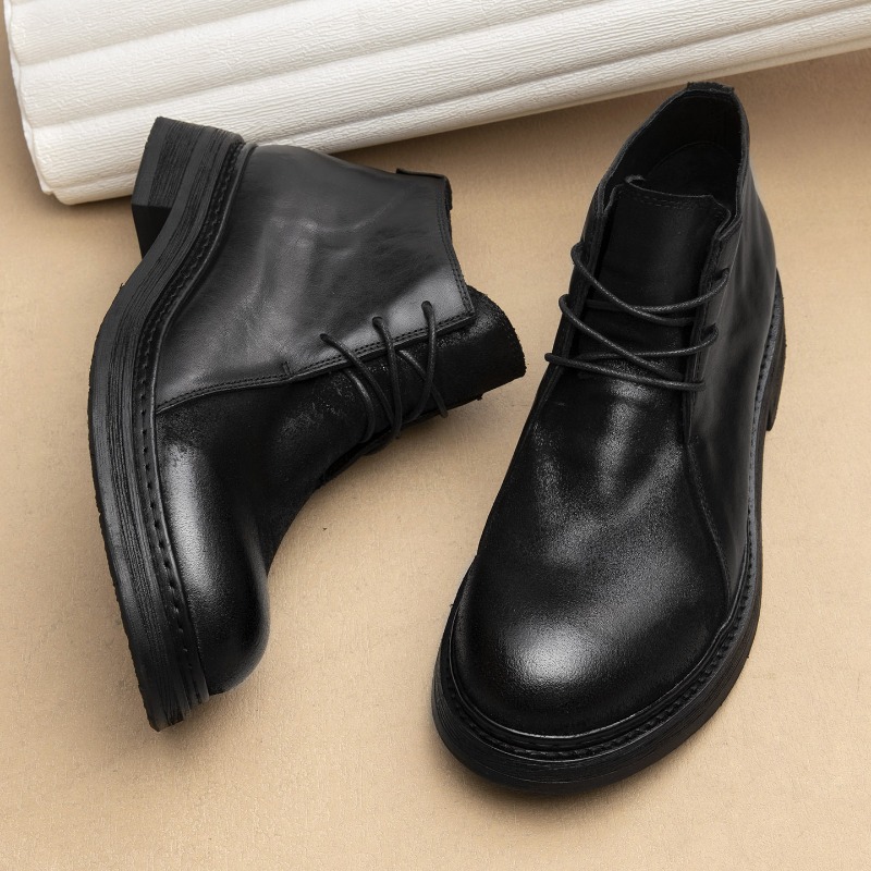 Vintage Fashion Luxury - Botas de cuero genuino vintage para
