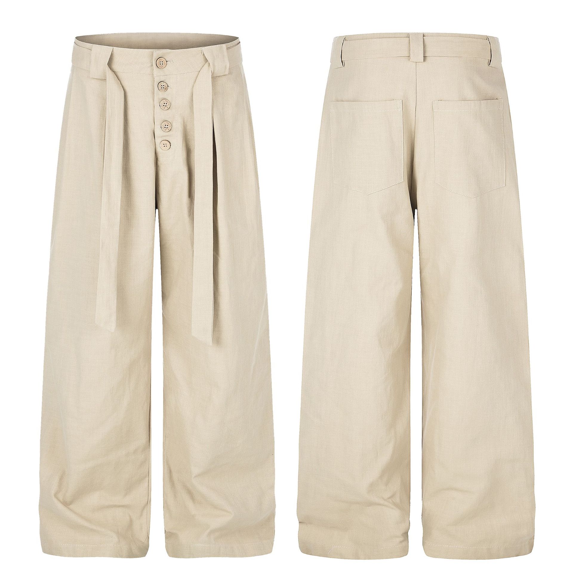 Vintage Fashion Old Money - Pantalones Casuales Vintage de Moda Old