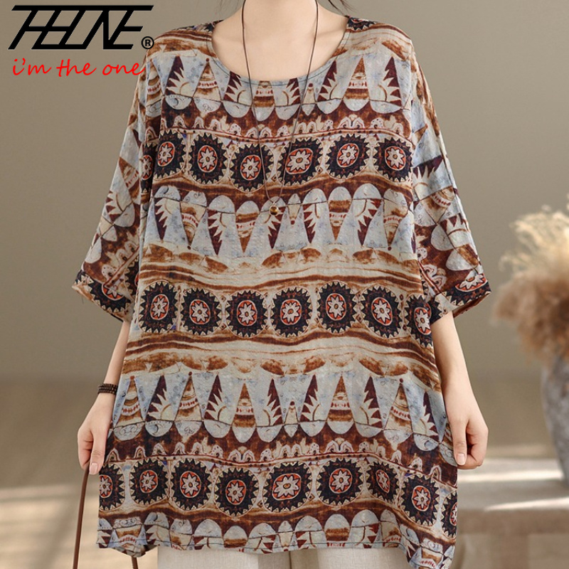 Vintage Fashion Fabrics - THHONE Blusa de Verano para Mujer,