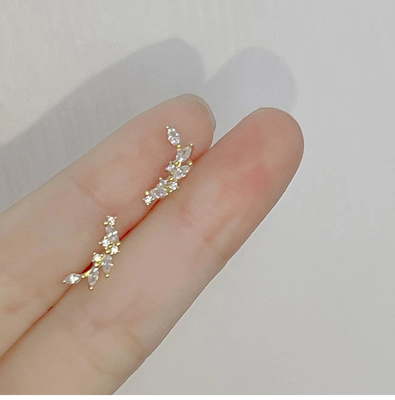 Vintage Fashion Korea - Pendientes de tuerca de trigo de