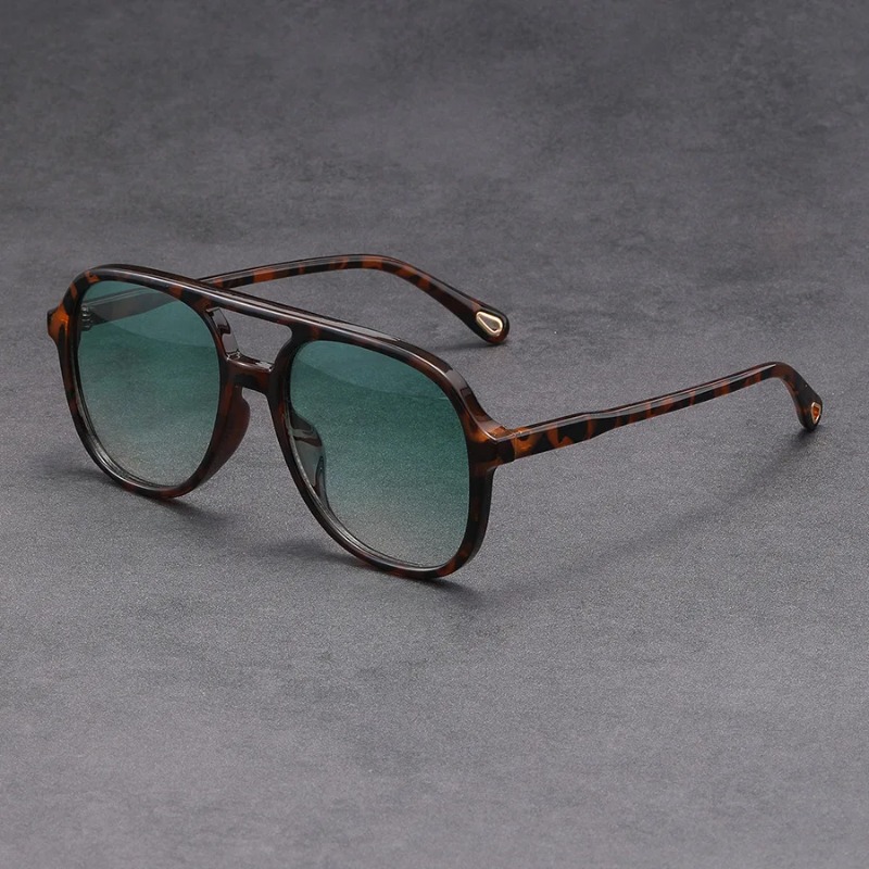 Vintage Fashion Glasses - Gafas de Sol Cuadradas de Doble