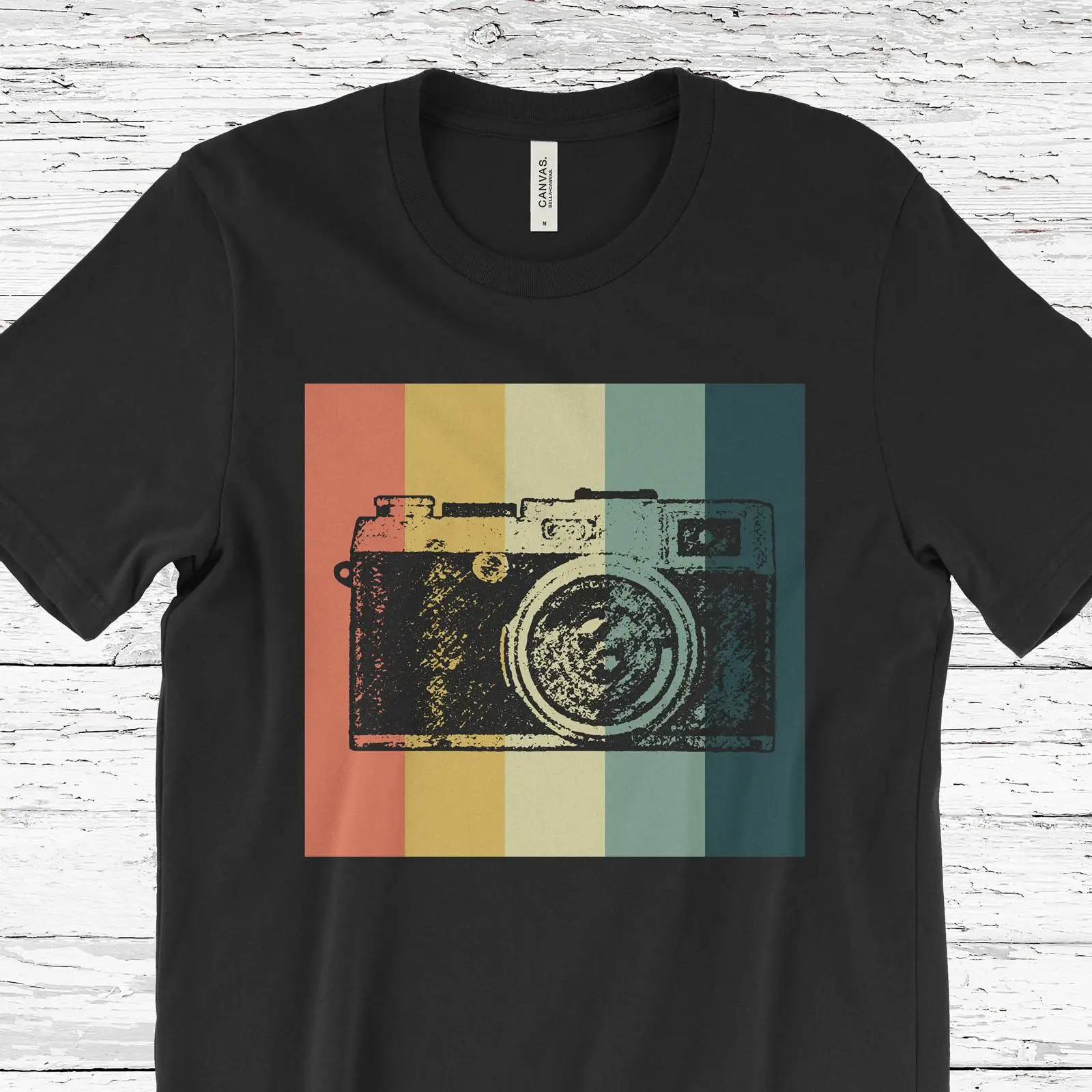 Vintage Fashion Photographers - Camiseta vintage a rayas para fotógrafo,