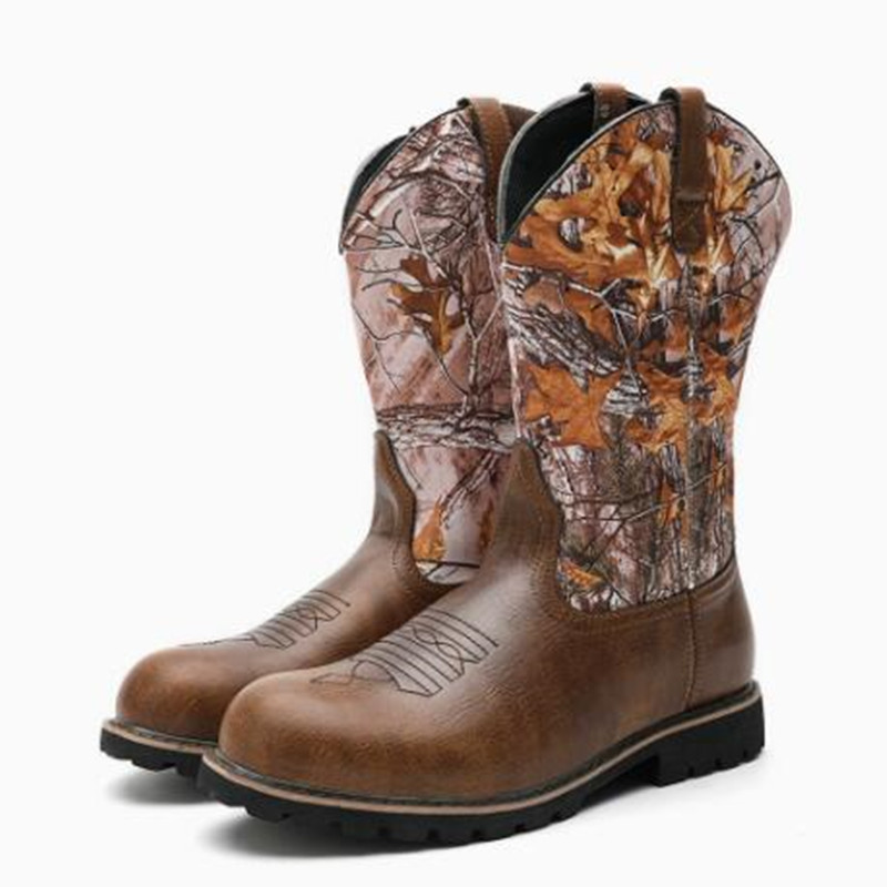 Vintage Fashion Fabrics - Botas para hombre, botines de cuero
