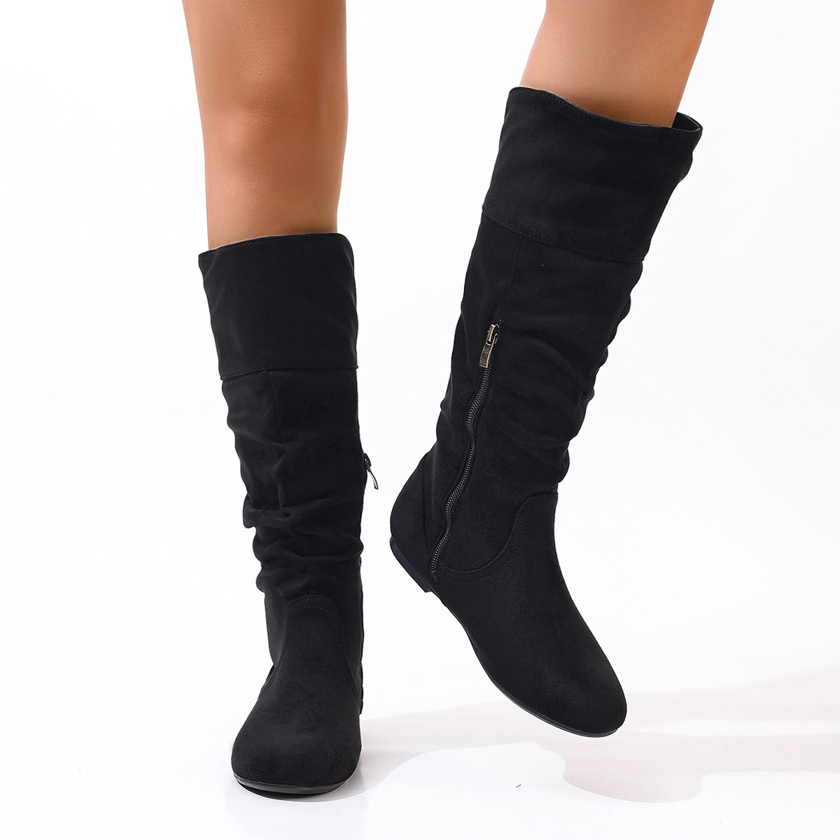 Vintage Fashion Fabrics - Botas de Moda para Mujer, Estilo
