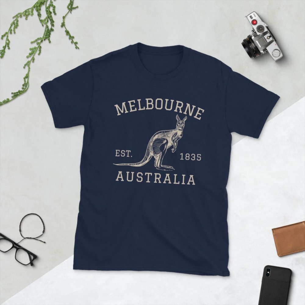 Vintage Fashion Melbourne - Melbourne Australia camiseta canguro australiano Vintage