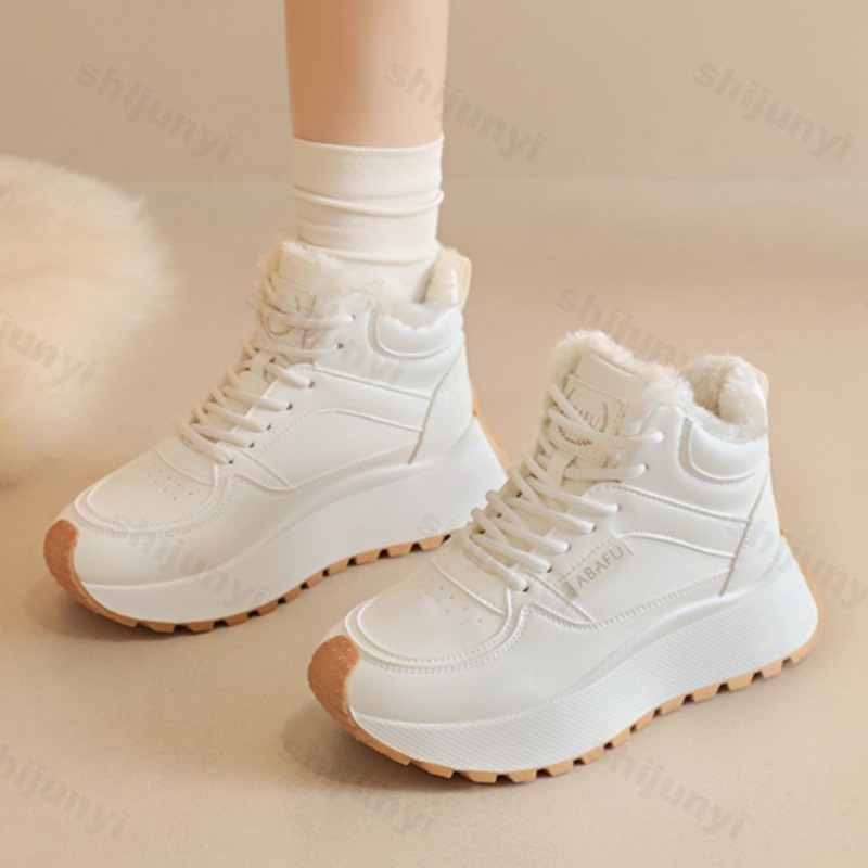 Vintage Fashion Fabrics - Botas de nieve altas de terciopelo
