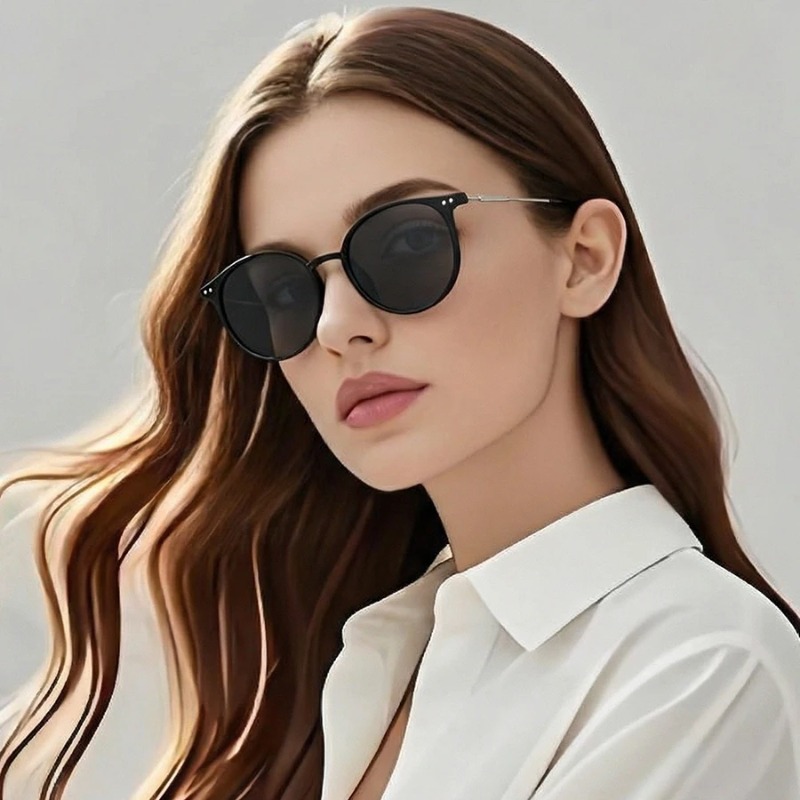 Vintage Fashion Glasses - Nuevas Gafas de Sol Redondas Vintage