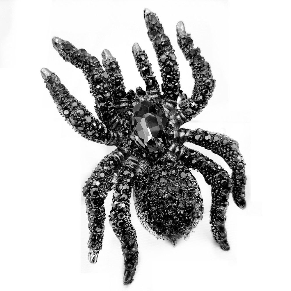 Broches de araña de diamantes  - Vintage Fashion Bug reseña y precio
