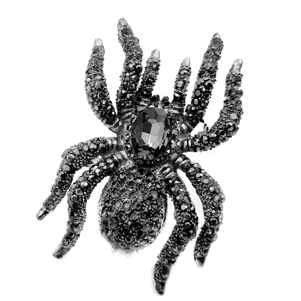 Broches de araña de diamantes  - Vintage Fashion Bug reseña y precio