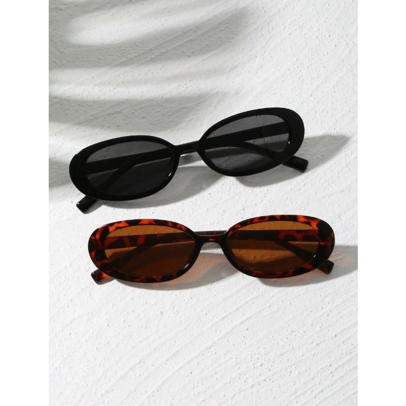2 pares de gafas de sol ovalad - Vintage Fashion Glasses reseña y precio