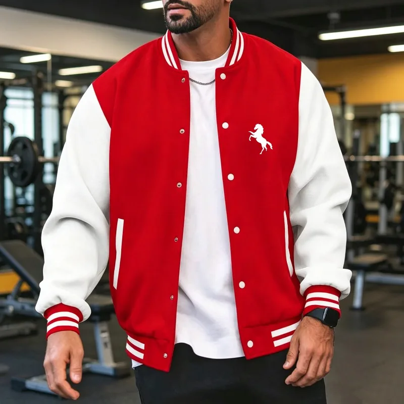 Chaqueta de Béisbol Color Bloc - Varsity Jacket Wool reseña y precio