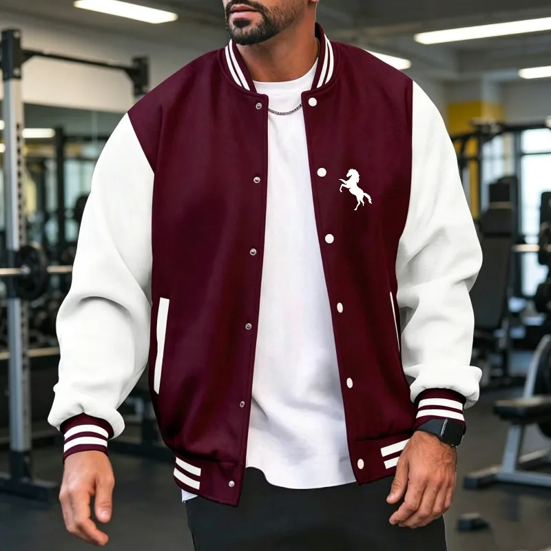 Chaqueta de Béisbol Color Bloc - Varsity Jacket Wool reseña y precio