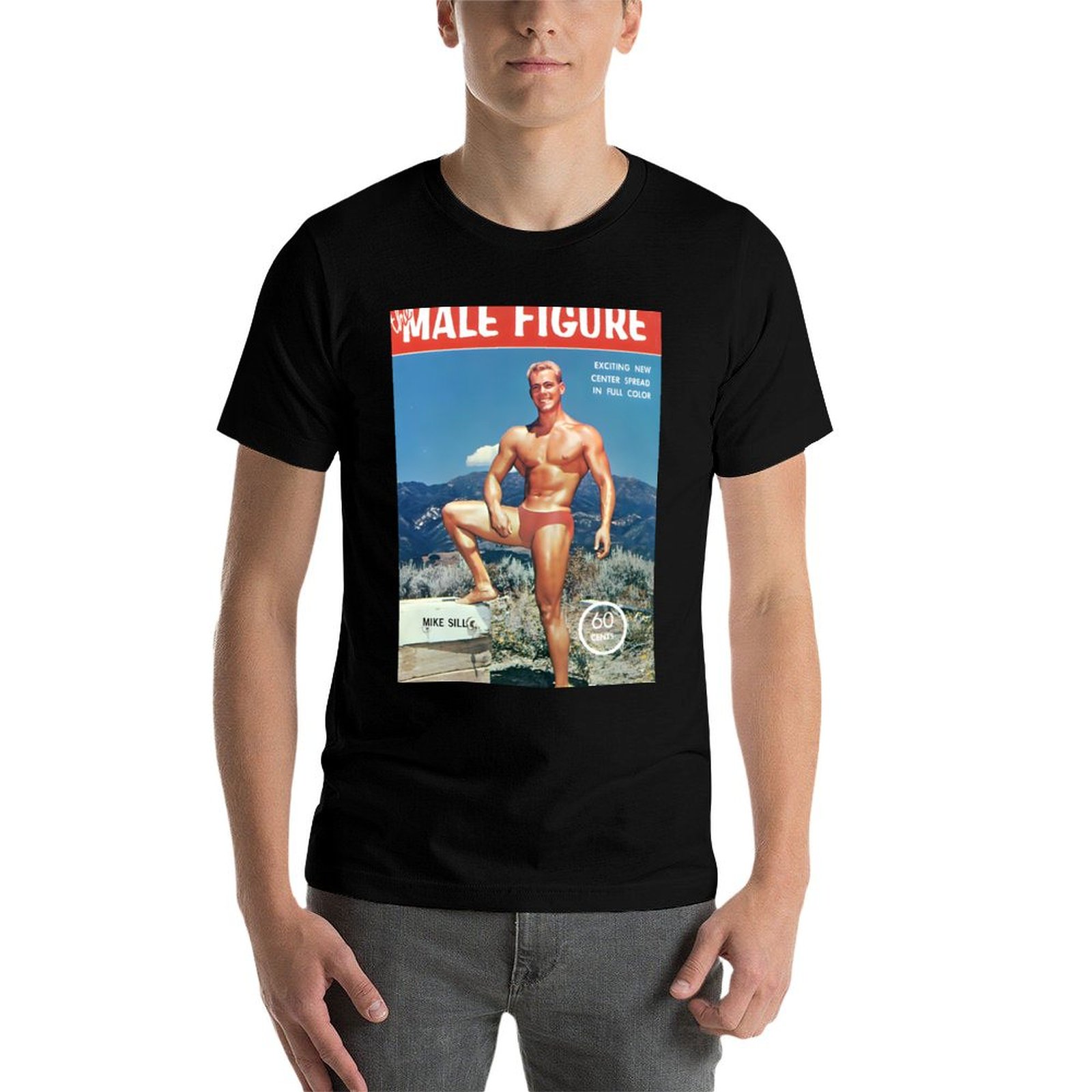 Camiseta con estampado de figu - Vintage Fashion Magazines reseña y precio
