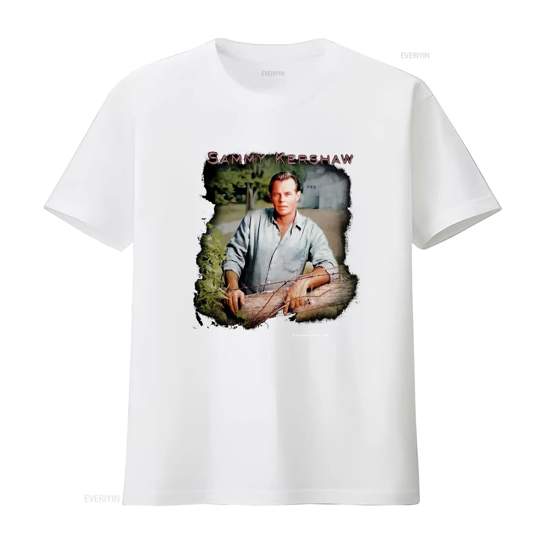 Camiseta Vintage de Algodón Ne - Band Tee Faded 90S reseña y precio