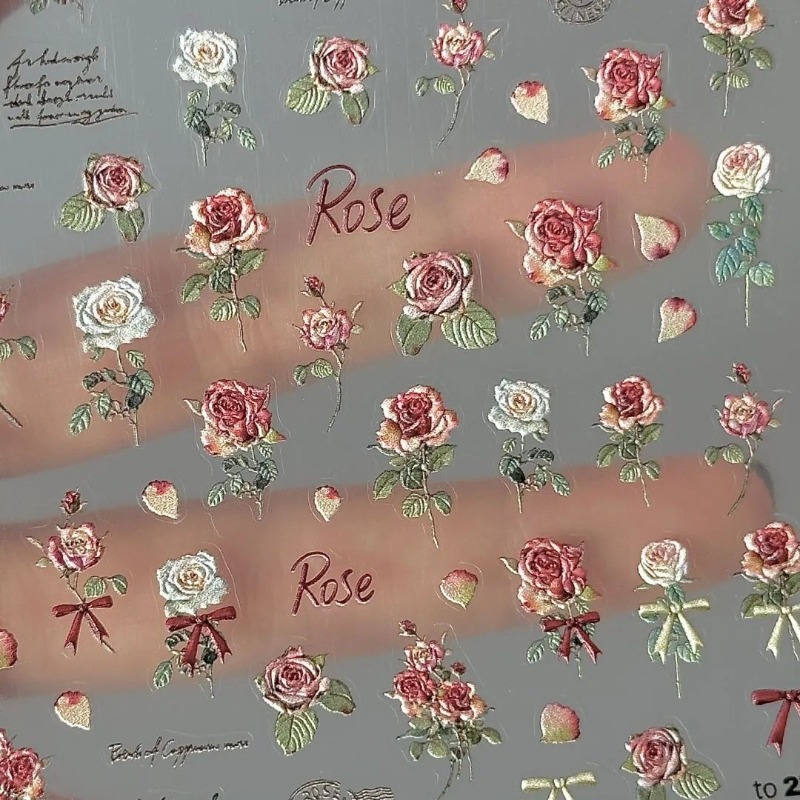 5 uds Ins pegatina de rosa Ret - Vintage Fashion Magazines reseña y precio