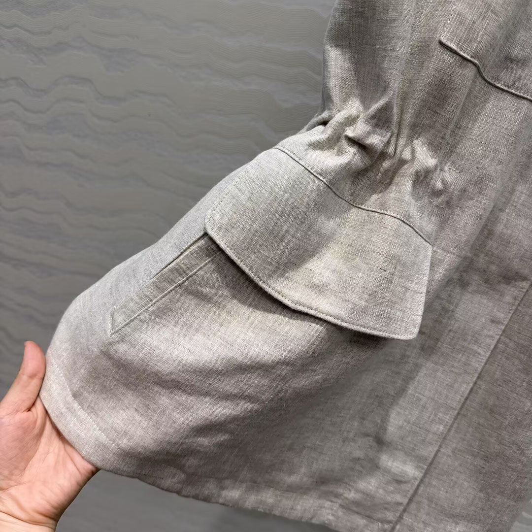 Nuevo Chaleco de Lino 100% Est - Vintage Fashion Old Money reseña y precio