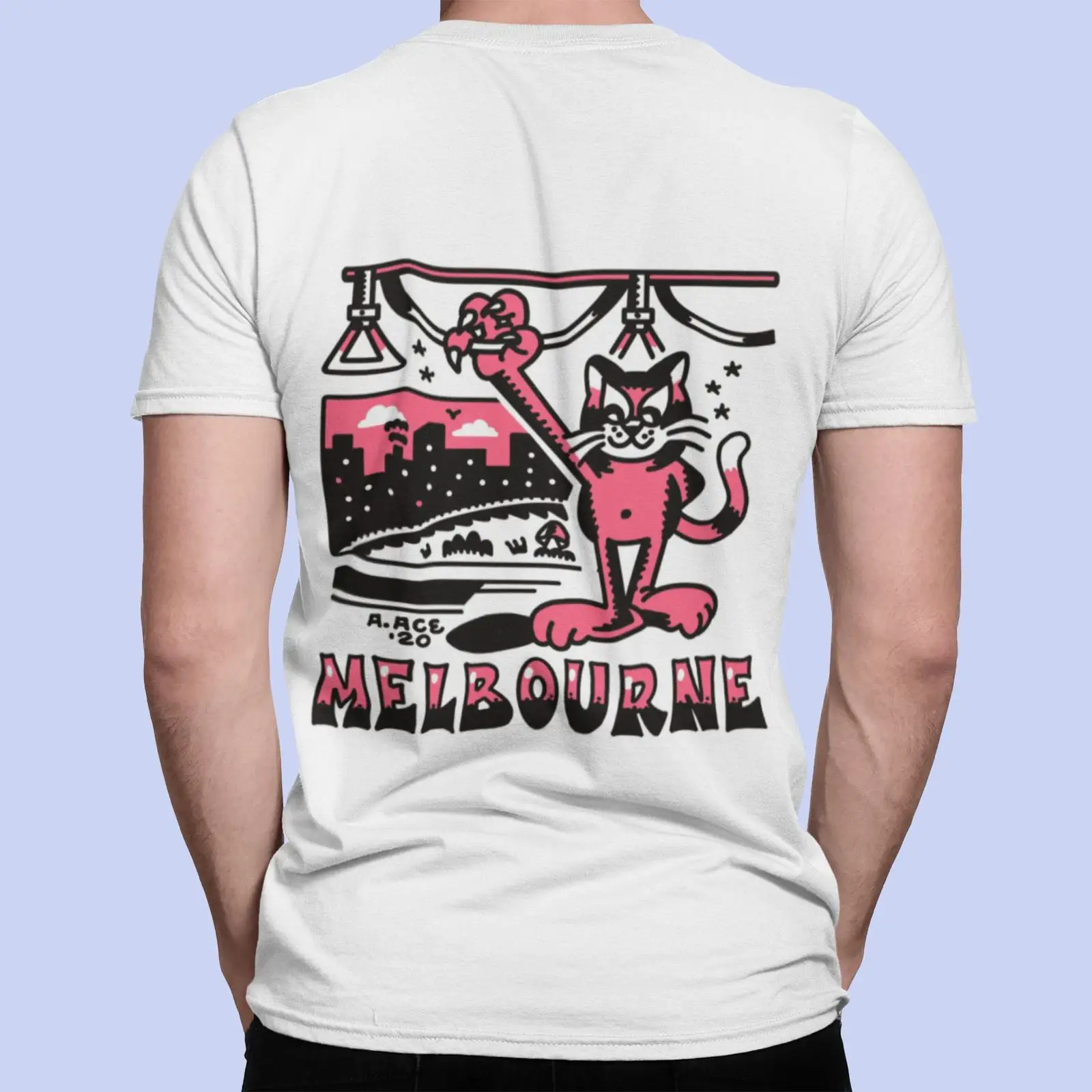 Camiseta Melbourne Tram con di - Vintage Fashion Melbourne reseña y precio