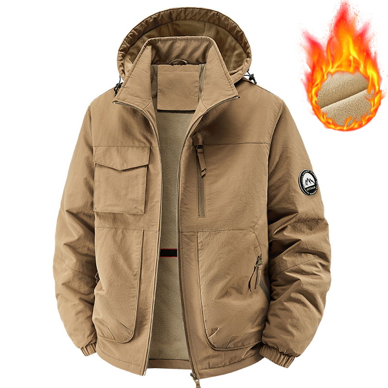 Parkas para hombre, Abrigo gru - Varsity Jacket Wool reseña y precio