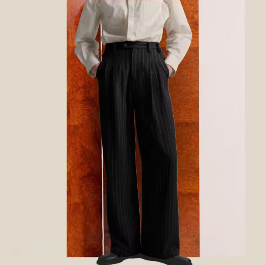 Pantalones a Rayas para Hombre - Vintage Fashion Old Money reseña y precio