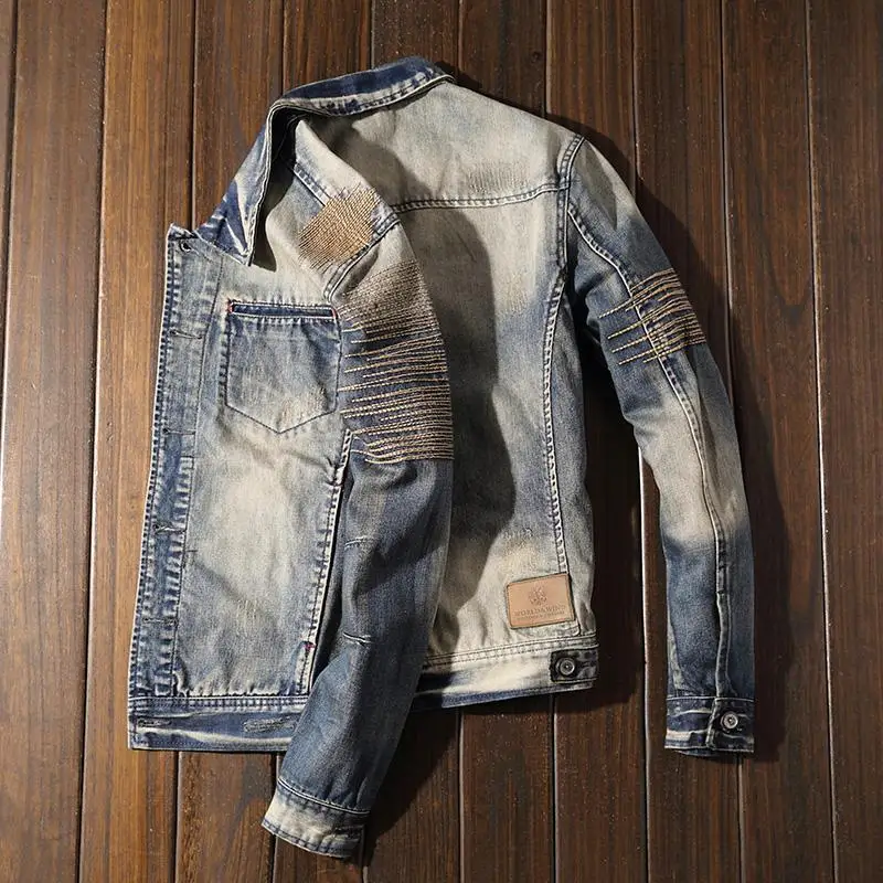 Abrigo Vaquero para Hombre, Es - Vintage Fashion Korea reseña y precio