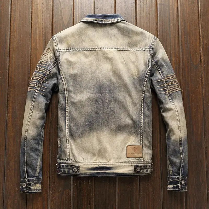 Abrigo Vaquero para Hombre, Es - Vintage Fashion Korea reseña y precio