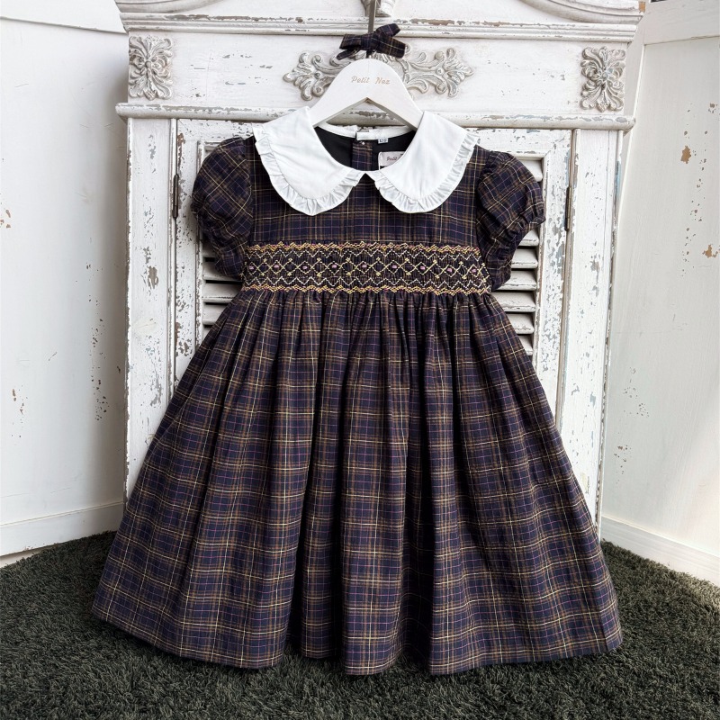 Vestido Vintage Azul Oscuro Bo - Vintage Fashion La reseña y precio