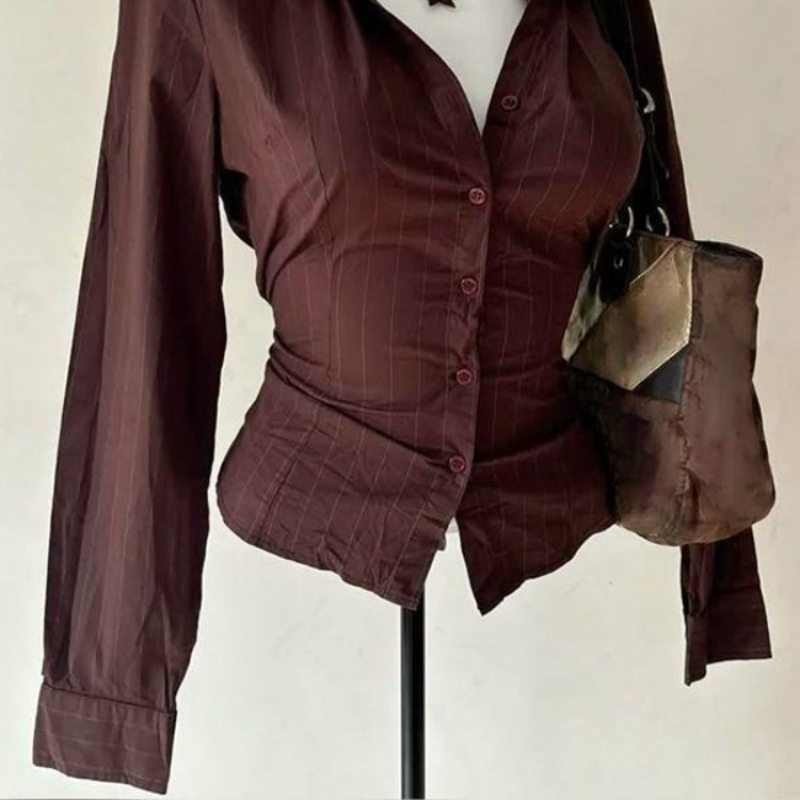 NOVEDAD DE VERANO 2025, camisa - Vintage Fashion Korea reseña y precio