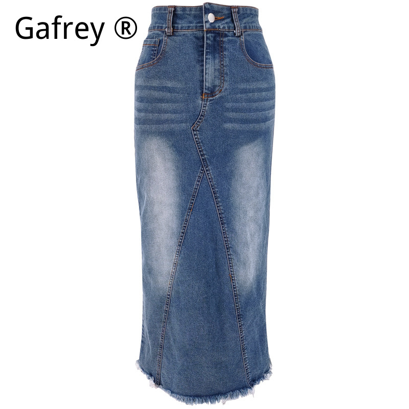 Falda vaquera midi de mujer, c - Denim Skirt Midi Vintage reseña y precio