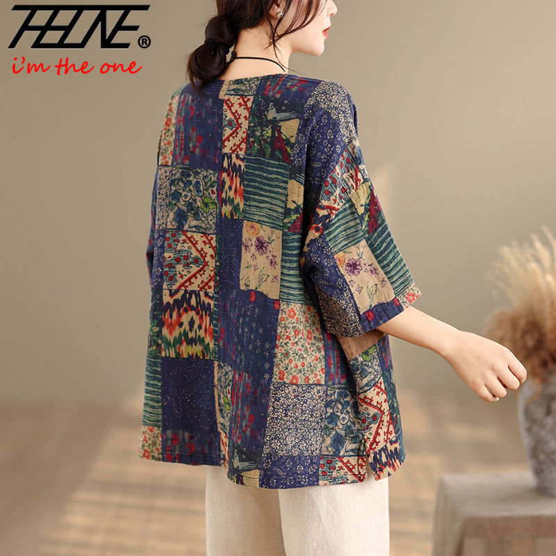 THHONE Blusa de Verano para Mu - Vintage Fashion Fabrics reseña y precio