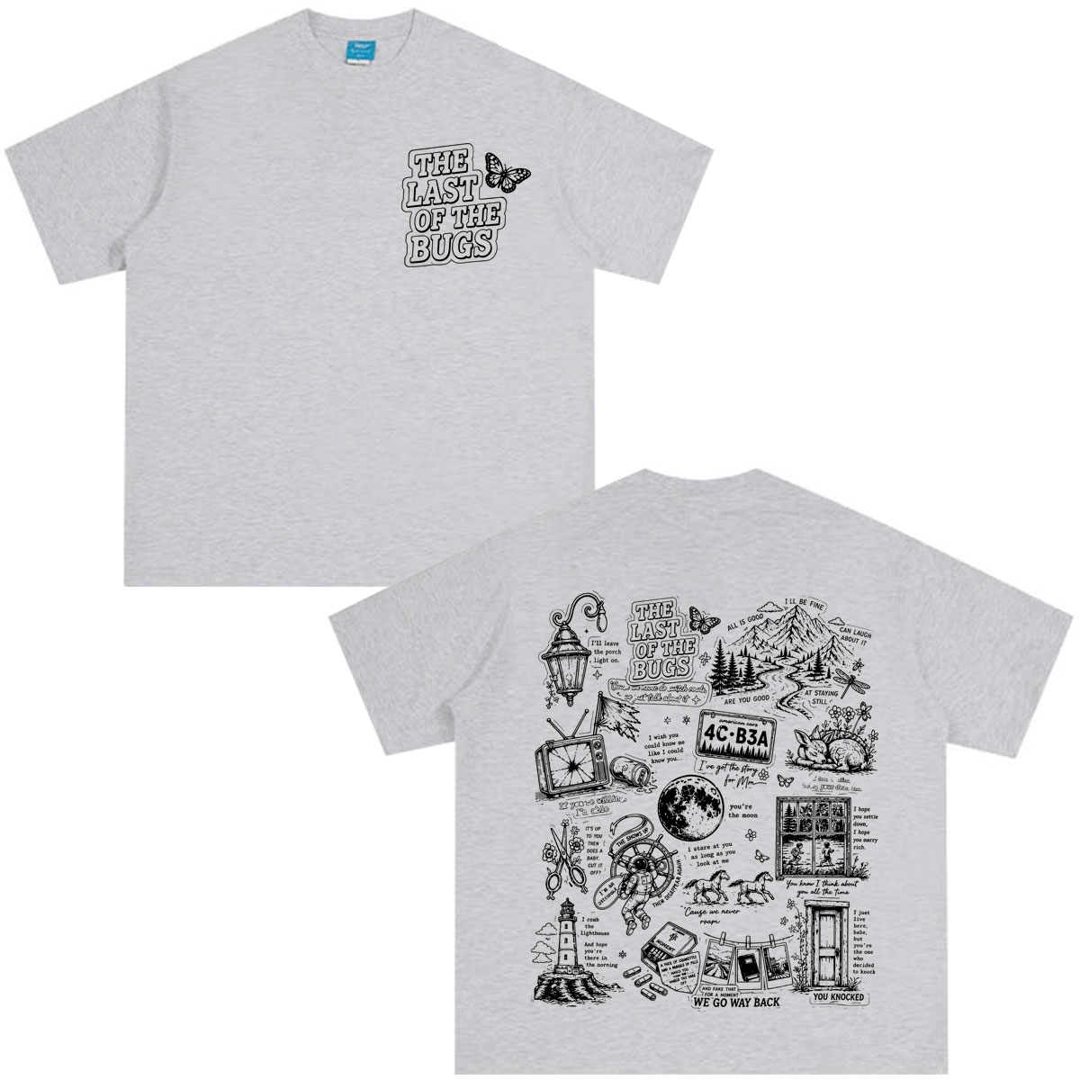 Camiseta gráfica Noah Kahan Th - Vintage Fashion Bug reseña y precio