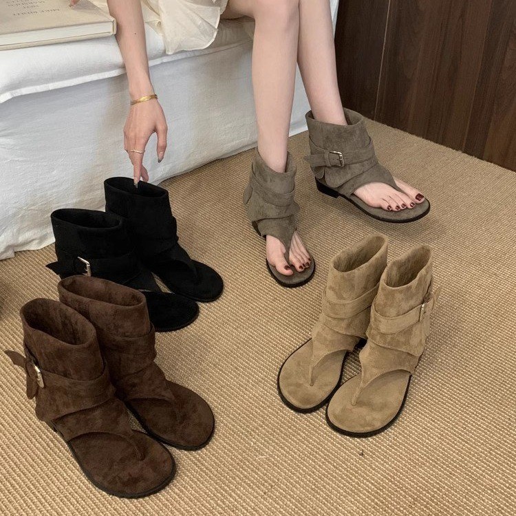 Botas con punta abierta para m - Vintage Fashion Luxury reseña y precio