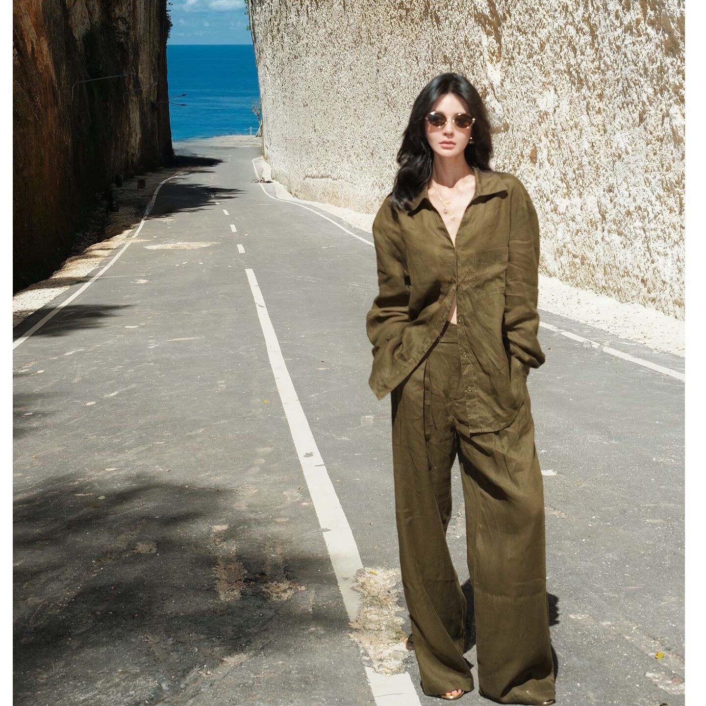 Conjunto de Camisa Estilo Old  - Vintage Fashion Old Money reseña y precio
