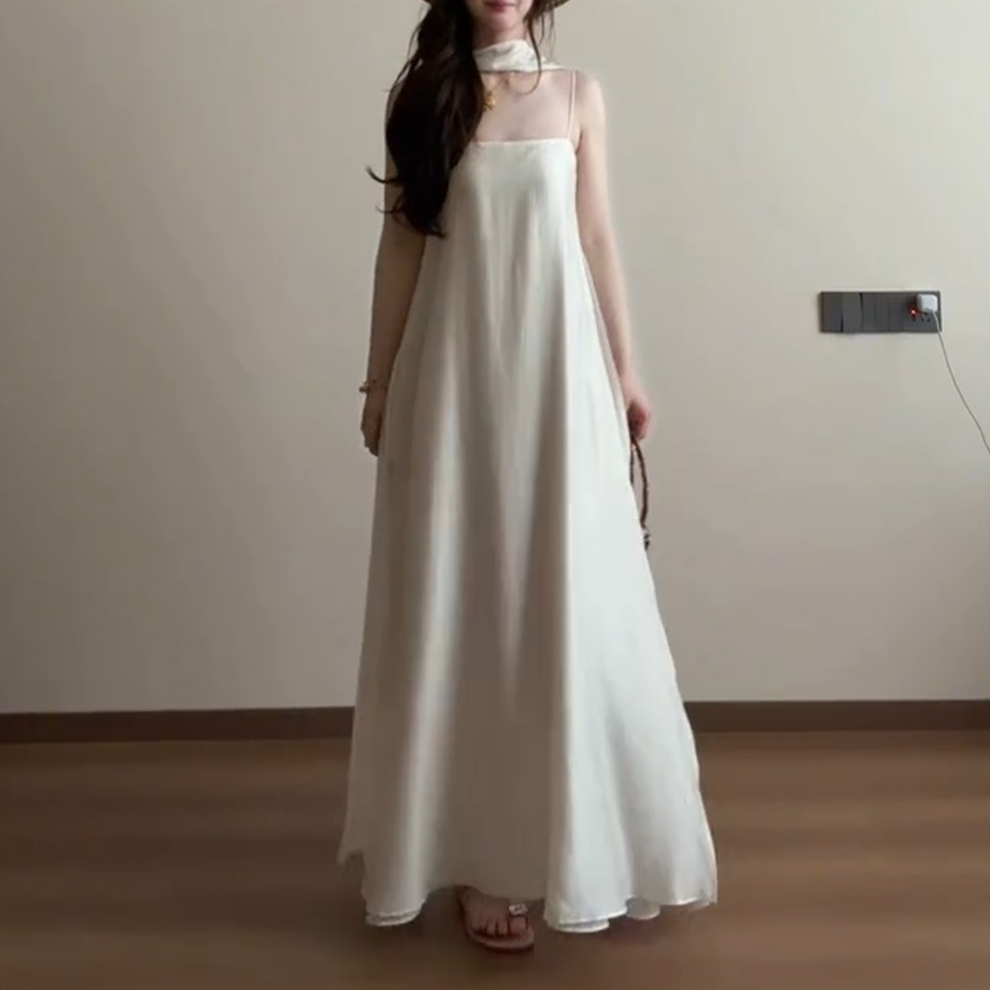 Vestido Maxi Blanco Vintage co - Vintage Fashion Tiktok reseña y precio