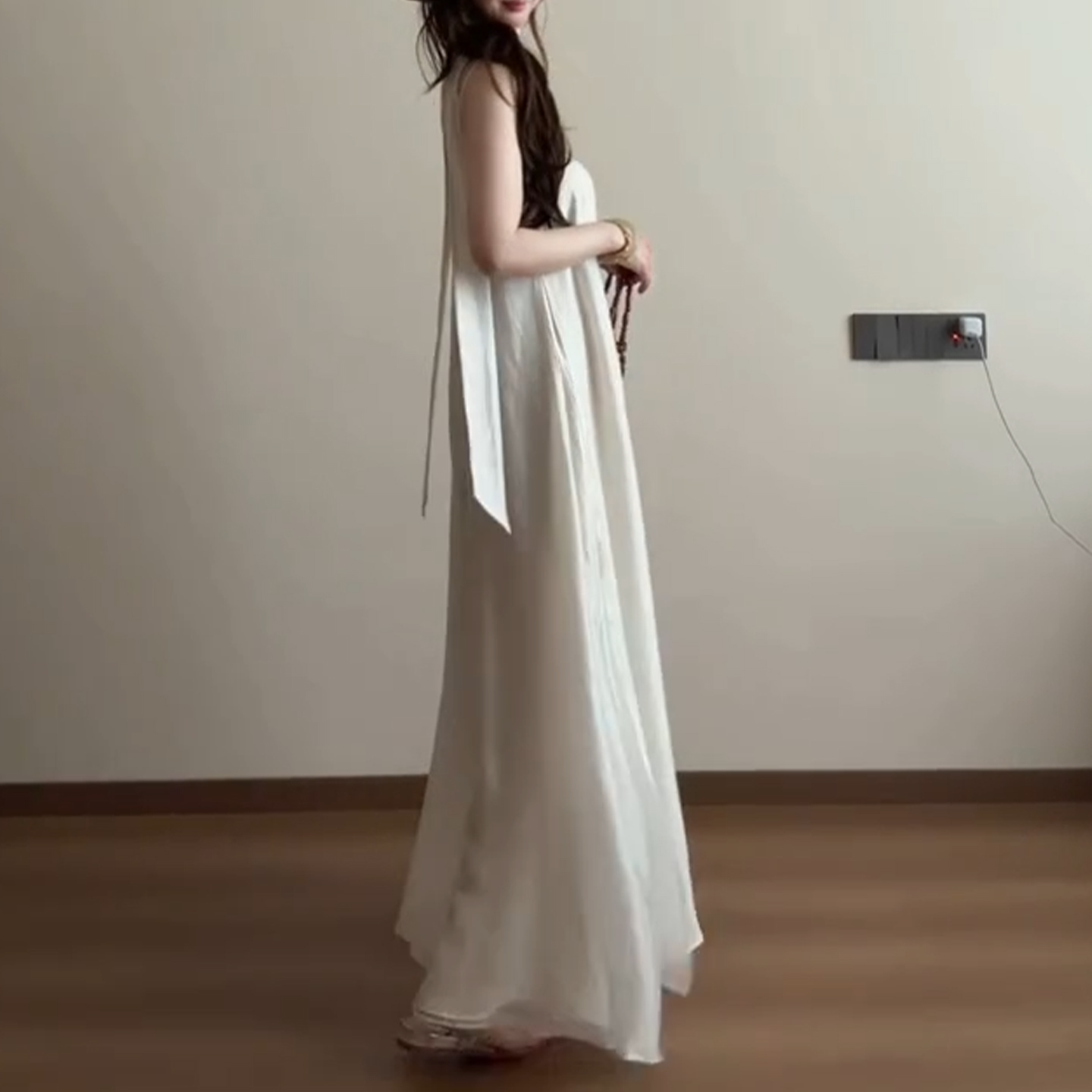 Vestido Maxi Blanco Vintage co - Vintage Fashion Tiktok reseña y precio