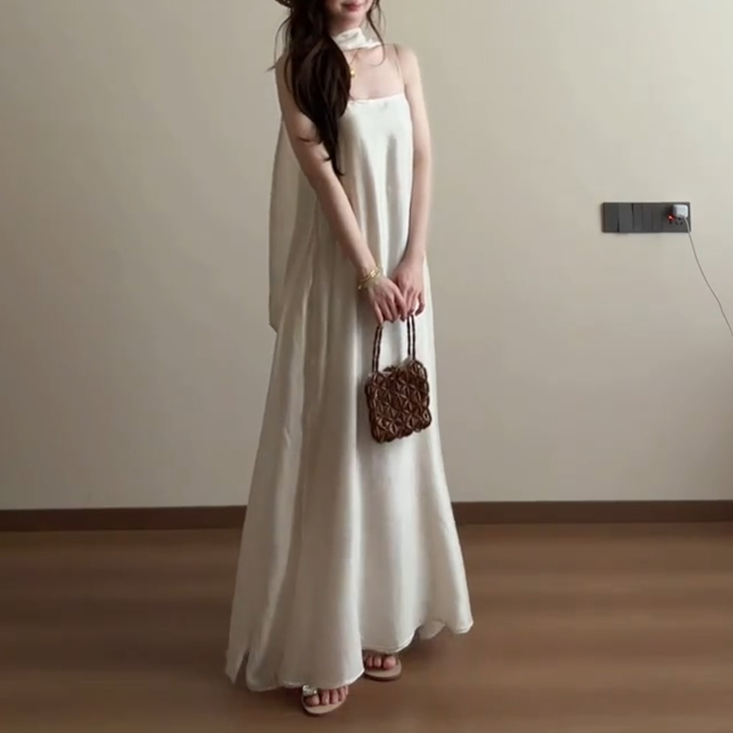 Vestido Maxi Blanco Vintage co - Vintage Fashion Tiktok reseña y precio