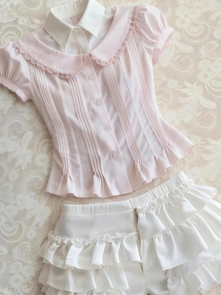 Conjunto de 2 Piezas para Muje - Vintage Fashion Korea reseña y precio